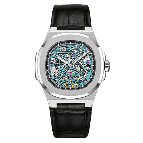 Đồng Hồ Nam Carnival 8118G-VT-DD-X Màu Bạc Đen - Đồng hồ - Vua Hàng Hiệu