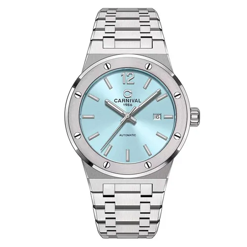 Carnival - Đồng Hồ Nam Carnival 8122G-VT-XD Màu Bạc Xanh - Vua Hàng Hiệu