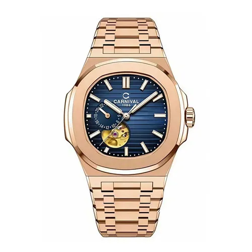 Carnival - Đồng Hồ Nam Carnival Watch 8159G-VH-X Màu Xanh Navy - Vàng Hồng - Vua Hàng Hiệu