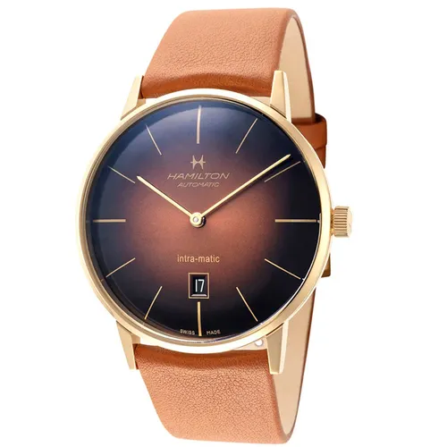 Hamilton - Đồng Hồ Nam Hamilton American Classic H38735501 Màu Nâu Đen - Vua Hàng Hiệu