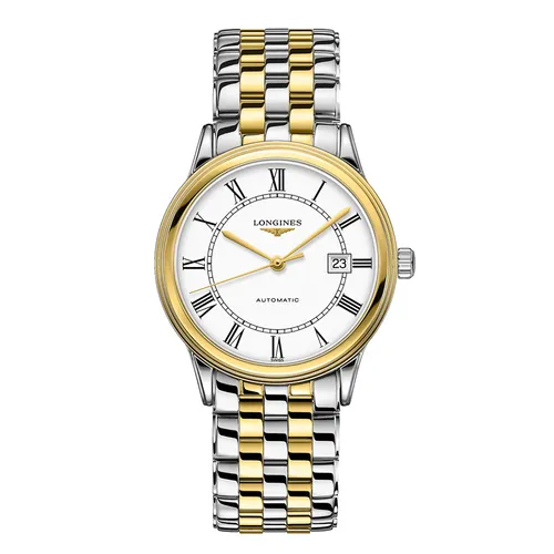 Đồng hồ - Đồng Hồ Nam Longines Flagship Watch L4.984.3.21.7 Màu Vàng/Bạc - Vua Hàng Hiệu
