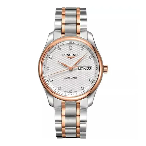Đồng Hồ Nam Longines Master 18K Watch L2.755.5.97.7 Màu Vàng Hồng/Bạc - Đồng hồ - Vua Hàng Hiệu
