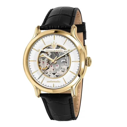 Maserati Dây da Thép không gỉ 316L Thép không gỉ 316L - Đồng Hồ Nam Maserati Epoca Automatic R8821118011 Màu Vàng - Vua Hàng Hiệu