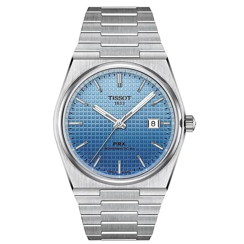 Đồng hồ Tissot Nam - Đồng Hồ Nam Tissot PRX Powermatic 80 T137.407.11.351.01 Màu Bạc Xanh - Vua Hàng Hiệu