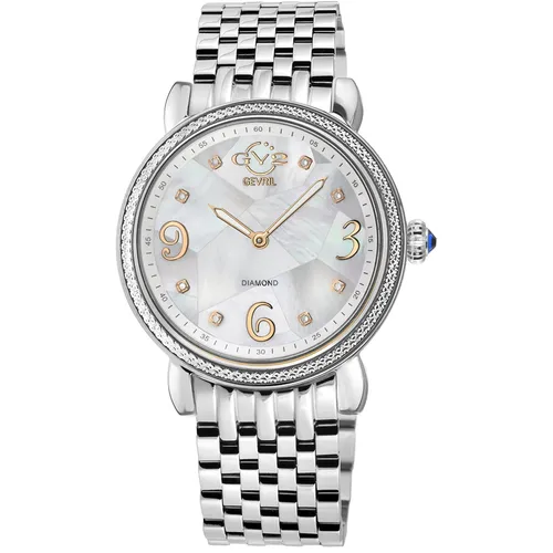 Đồng Hồ Nữ GV2 By Gevril Ravenna Mother of Pearl Dial Watch 12610B Màu Bạc - Đồng hồ - Vua Hàng Hiệu