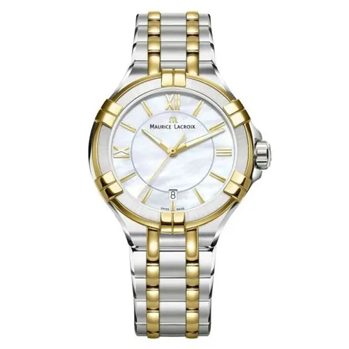 Đồng Hồ Nữ Maurice Lacroix AI1006 PVY13 160 1 Màu Vàng Trắng - Đồng hồ - Vua Hàng Hiệu