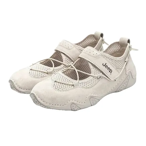 Giày Búp Bê Nữ Jeep Outdoor Shoes Grey PX241WAS932 Màu Xám Size 35 - Giày - Vua Hàng Hiệu
