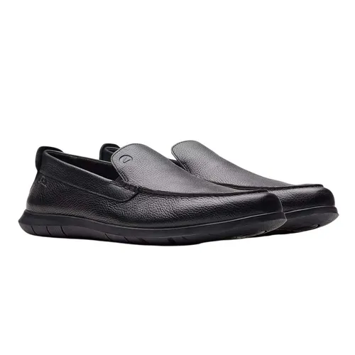 Clarks - Giày Lười Da Nam Clarks FLX STP Màu Đen Size 41 - Vua Hàng Hiệu