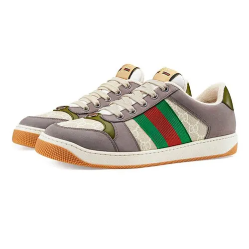 Giày - Giày Sneaker Gucci 703648-UULG0-9680 Màu Xám Be Size 41 - Vua Hàng Hiệu