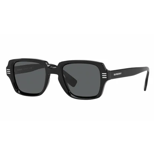 Kính Mát Burberry Eldon Sunglasses Black Grey BE4349300187 Màu Đen
