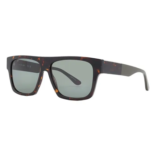 Kính Mát Nam Lacoste Browline Men's Sunglasses L984S 230 57 Màu Nâu Havana - Kính mắt - Vua Hàng Hiệu