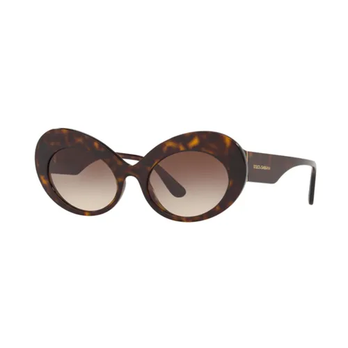 Kính Mát Nữ Dolce & Gabbana D&G Sunglasses DG4345F 502/13 Màu Nâu Đồi Mồi