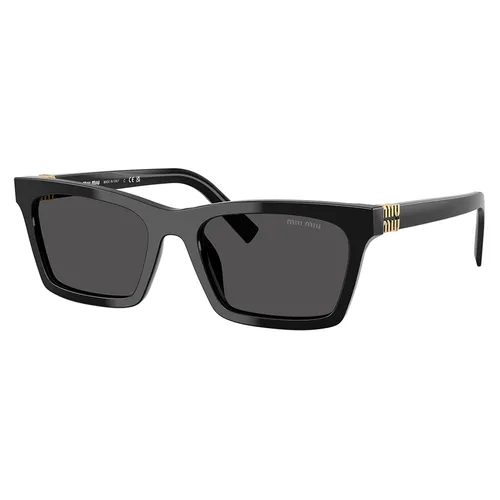 Kính Mát Nữ Miu Miu 0MU A05S 16K08Z Black Rectangular Sunglasses Màu Đen - Kính mắt - Vua Hàng Hiệu