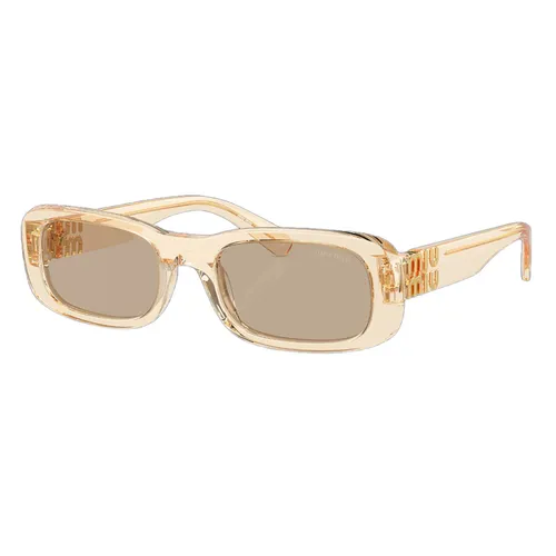 Kính Mát Nữ Miu Miu MU Sunglasses 0MU08ZS 11T40F Màu Be