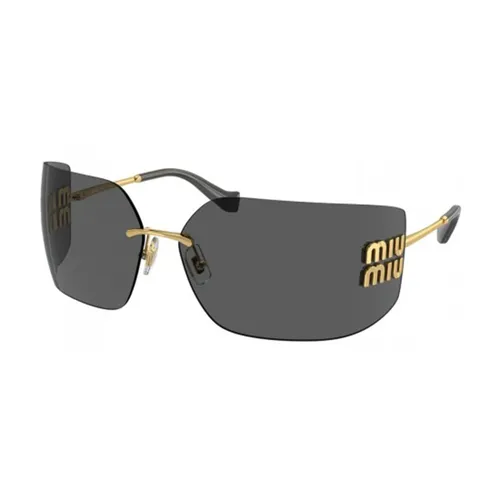 Kính Mát Nữ Miu Miu Runway Sunglasses SMU54Y Màu Xám - Kính mắt - Vua Hàng Hiệu