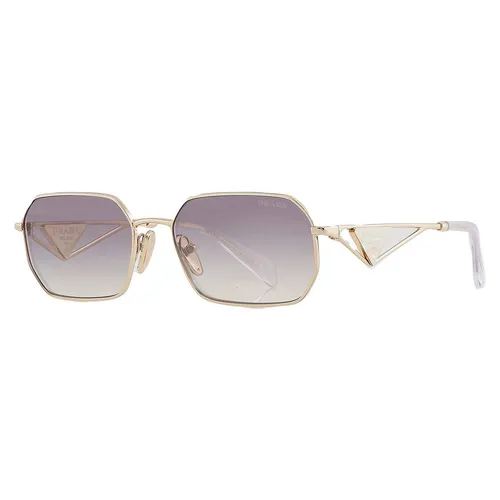 Kính Mát Nữ Prada Blue Gradient Mirror Silver Geometric Ladies Sunglasses PRADA PR A51S ZVN30C Phối Màu