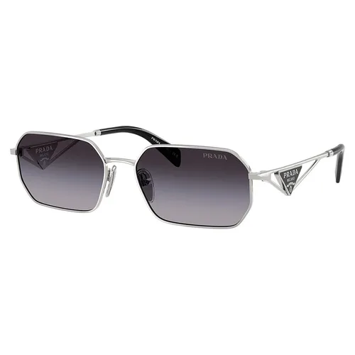 Kính mắt - Kính Mát Nữ Prada Sunglasses PR A51S 1BC90A Màu Xám Bạc - Vua Hàng Hiệu