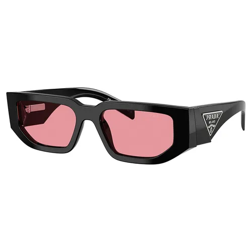Kính Mát Nữ Prada Transparent Sunglasses 0PR 09ZS 16K30L Màu Hồng/Đen