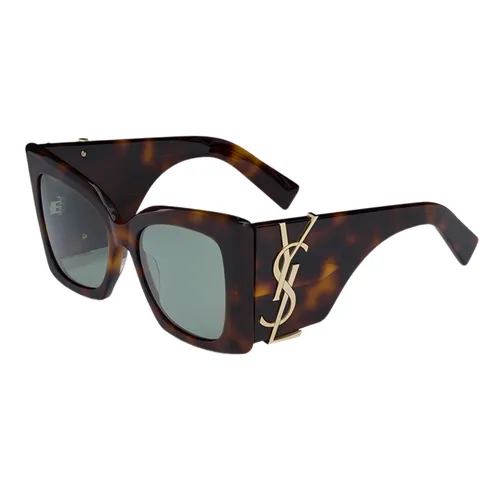 YSL - Kính Mát Yves Saint Laurent YSL SL M119 Blaze Sunglasses Màu Havana Đậm - Vua Hàng Hiệu