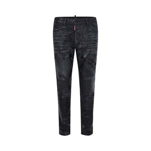 DSquared2 - Quần Jean Nam Dsquared2 IDY BIKER S74LB1346S30357900 Màu Đen Xám Size 48 - Vua Hàng Hiệu