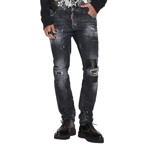 DSquared2 - Quần Jean Nam Dsquared2 S74LB1222 Slim Màu Đen Size 48 - Vua Hàng Hiệu