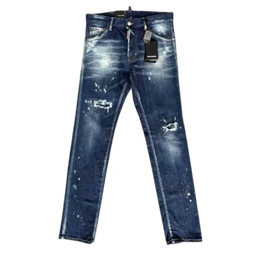 DSquared2 - Quần Jean Nam Dsquared2 S74LB1233 Màu Xanh Đậm Size 46 - Vua Hàng Hiệu