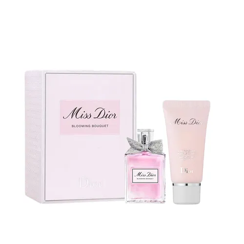 Nước hoa Dior Bộ sản phẩm - Set Nước Hoa Nữ Dior Miss Dior Blooming Bouquet (EDT 5ml + Body Milk 20ml) - Vua Hàng Hiệu