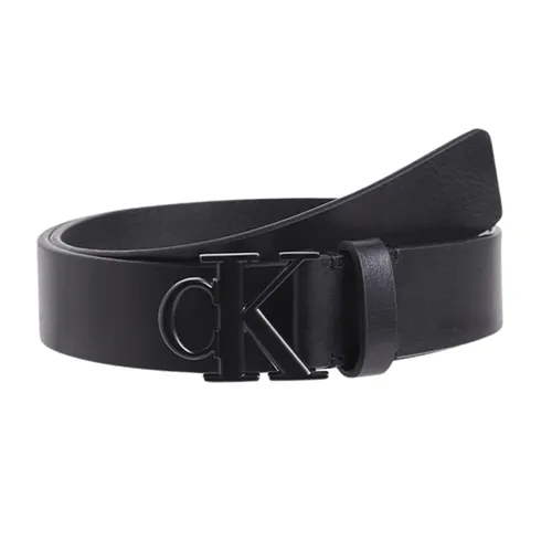 Calvin Klein Đen - Thắt Lưng Nam Calvin Klein CK Leather Belt K50K512068 Màu Đen Size 90 - Vua Hàng Hiệu
