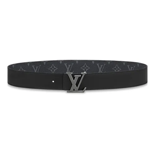 Thắt Lưng Nam Louis Vuitton LV Initiales 40mm M9043U Màu Xám Đen Size 90