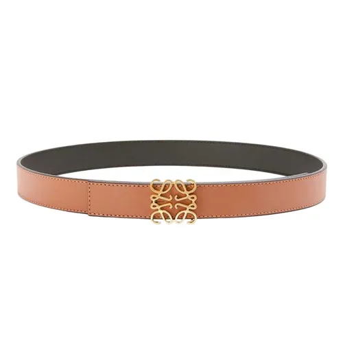 Thắt lưng Loewe - Thắt Lưng Nữ Loewe Reversible Anagram Belt In Smooth Calfskin Màu Nâu - Vua Hàng Hiệu