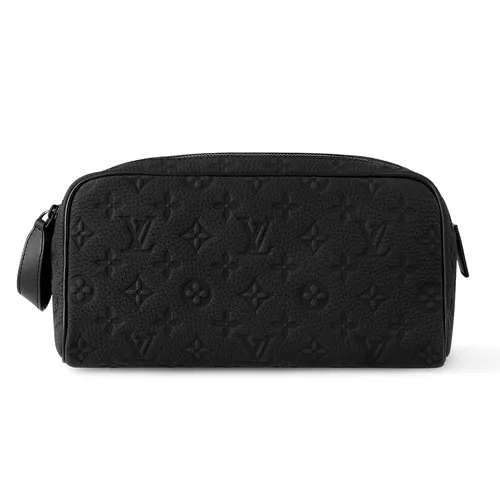 Túi xách Louis Vuitton Túi cầm tay - Túi Cầm Tay Nam Louis Vuitton LV Dopp Kit Monogram M59478 Màu Đen - Vua Hàng Hiệu