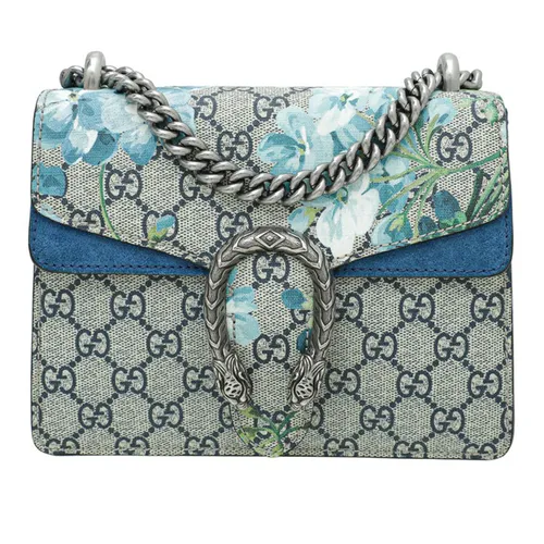 Túi Đeo Chéo Nữ Gucci Multicolor Dionysus Blooms Crossbody Bag Màu Xám - Túi xách - Vua Hàng Hiệu