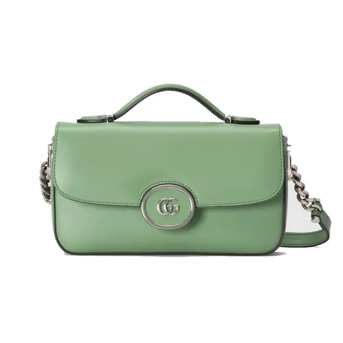 Túi Đeo Chéo Nữ Gucci Petite GG Mini Shoulder Bag Màu Xanh Lá