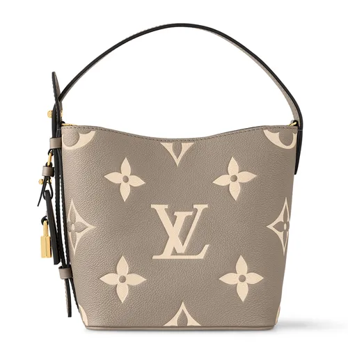 Louis Vuitton Túi đeo chéo - Túi Đeo Chéo Nữ Louis Vuitton LV All In BB Bicolor Monogram Empreinte Leather M13045 Màu Xám - Vua Hàng Hiệu