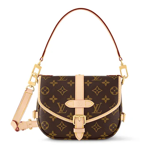 Louis Vuitton Túi đeo chéo - Túi Đeo Chéo Nữ Louis Vuitton LV Saumur BB Crossbody Bag M46740 Màu Nâu - Vua Hàng Hiệu