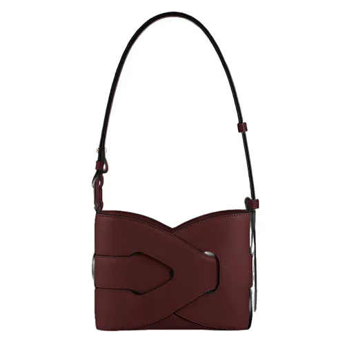 Túi xách - Túi Đeo Chéo Nữ Polène Nodde Edition Smooth Stone Crossbody Bag Màu Đỏ - Vua Hàng Hiệu