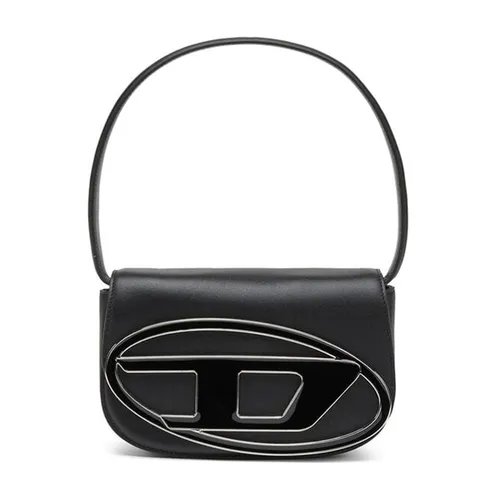 Túi xách Diesel - Túi Đeo Vai Nữ Diesel 1DR-Iconic Shoulder Bag X08396 PR818 T8013 Màu Đen - Vua Hàng Hiệu