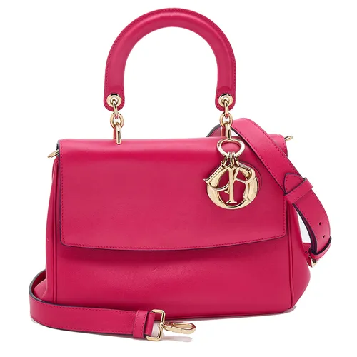 Túi Xách Nữ Christian Dior Pink Leather Small Be Dior Flap Top Handle Bag Màu Hồng - Túi xách - Vua Hàng Hiệu