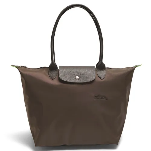 Túi Xách Nữ Longchamp Le Pliage Terra L Bag Màu Nâu Xám - Túi xách - Vua Hàng Hiệu