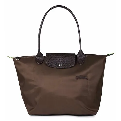 Túi Xách Nữ Longchamp Women's Coloured Terra Le Pliage M Bag Màu Nâu Xám