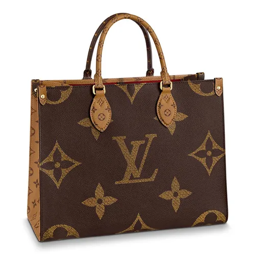 Túi Xách Tay Nữ Louis Vuitton LV Onthego GM M45320 Handle Bag Màu Nâu Be - Túi xách - Vua Hàng Hiệu