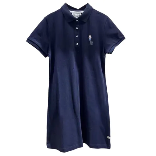 Váy Nữ WHOAU Steve Short Sleeve Dress Màu Xanh Navy Size S