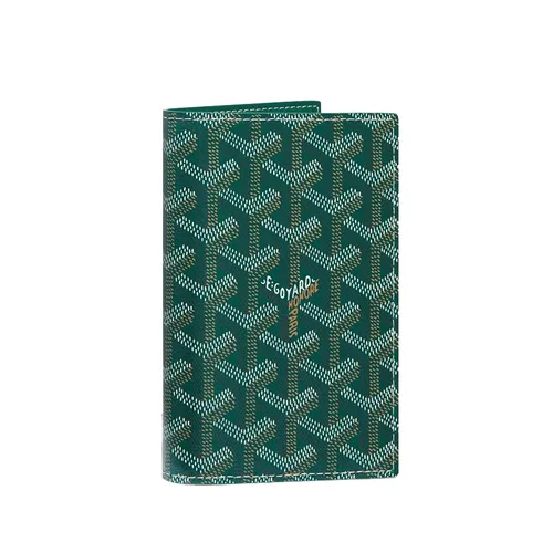 Goyard - Ví Hộ Chiếu Goyard Grenelle Passport Cover Màu Xanh Green - Vua Hàng Hiệu