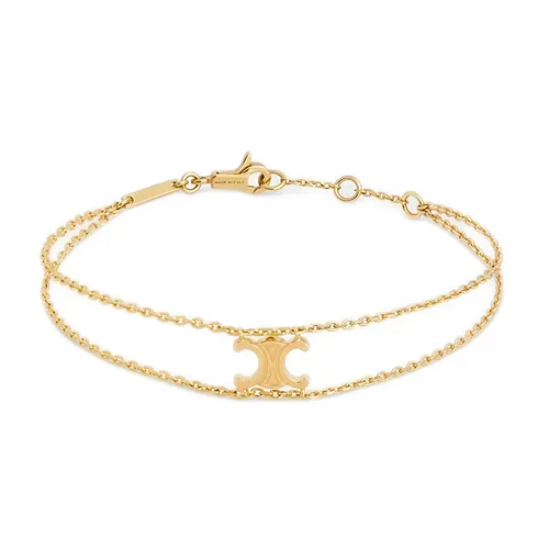 Trang sức - Vòng Đeo Tay Nữ Celine Triomphe Suspended Bracelet In Brass With Gold Finish 460CD6BRA 35OR Màu Vàng Gold - Vua Hàng Hiệu