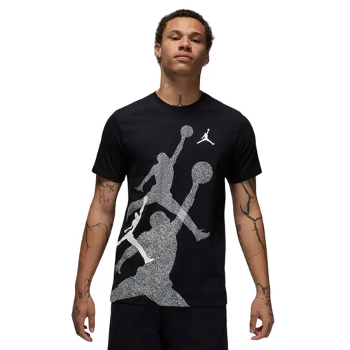 Áo Phông Nam Nike Jordan Brand Big Logo FN6025-010 Tshirt Màu Đen Size M - Thời trang - Vua Hàng Hiệu