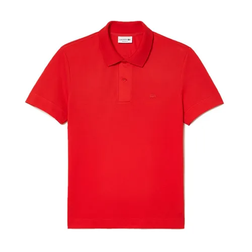 Thời trang Đỏ - Áo Polo Nam Lacoste Breathable Cotton Pique Shirt PH8361 S5H Màu Đỏ Size 5 - Vua Hàng Hiệu