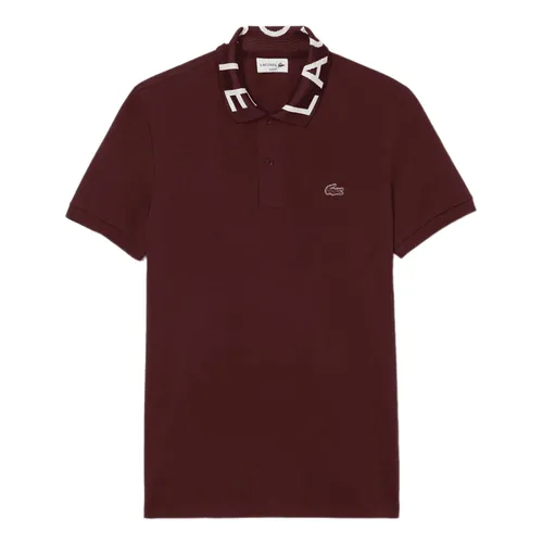 Thời trang Đỏ - Áo Polo Nam Lacoste Men's Movement Piqué Slim Fit Polo Shirt PH0797 10 BZD Màu Đỏ Size 4 - Vua Hàng Hiệu
