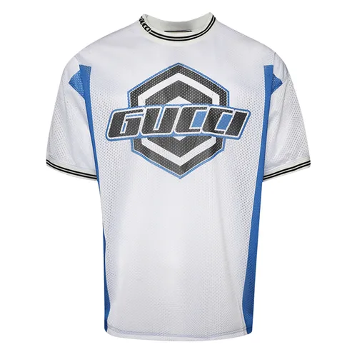 Thời trang Gucci - Áo Thun Nam Gucci 777495 XJGD0 9086 Tshirt Màu Trắng Size XS - Vua Hàng Hiệu