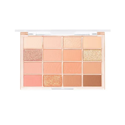 Bảng Phấn Mắt Wakemake Soft Blurring Eye Palette 16 Ô Màu Tone 07 Soda Coral Blurring 13g - Trang điểm - Vua Hàng Hiệu
