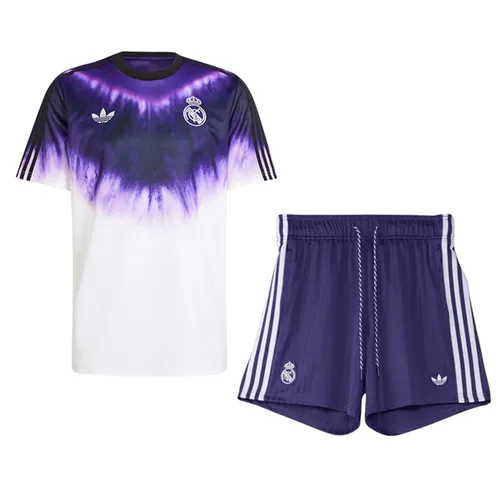 Adidas - Bộ Thể Thao Nam Adidas Real Madrid Shorts Icon Purple Màu Tím Trắng Size S - Vua Hàng Hiệu